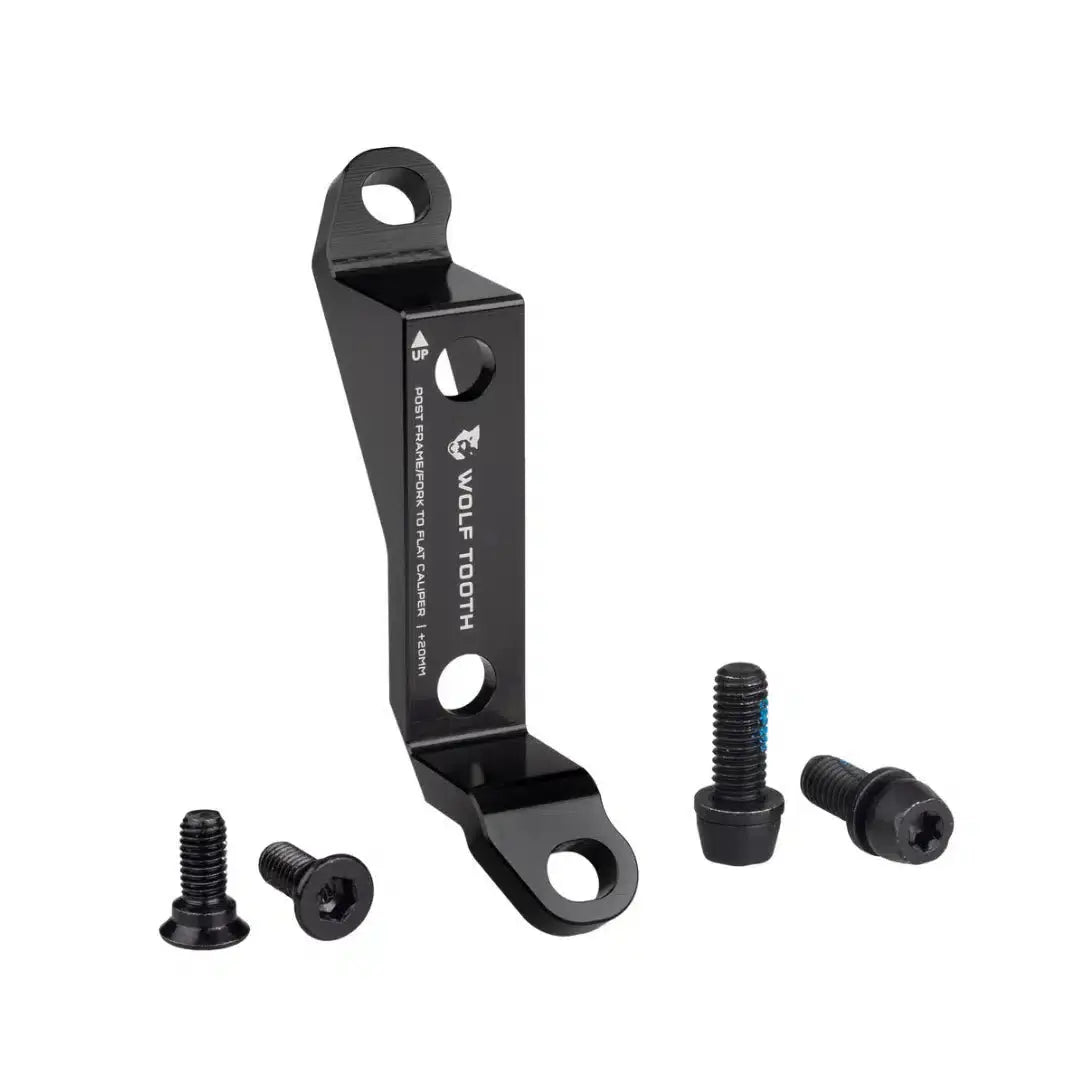 Wolf Tooth Disc Brake Adapter - Post to Flat Mount | +20mm Wolf Tooth