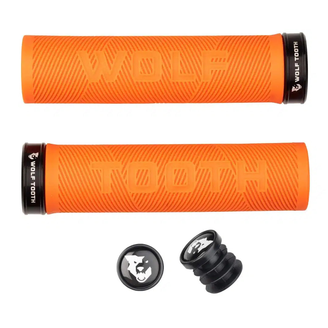 Wolf Tooth Echo Lock-On Grips - Orange