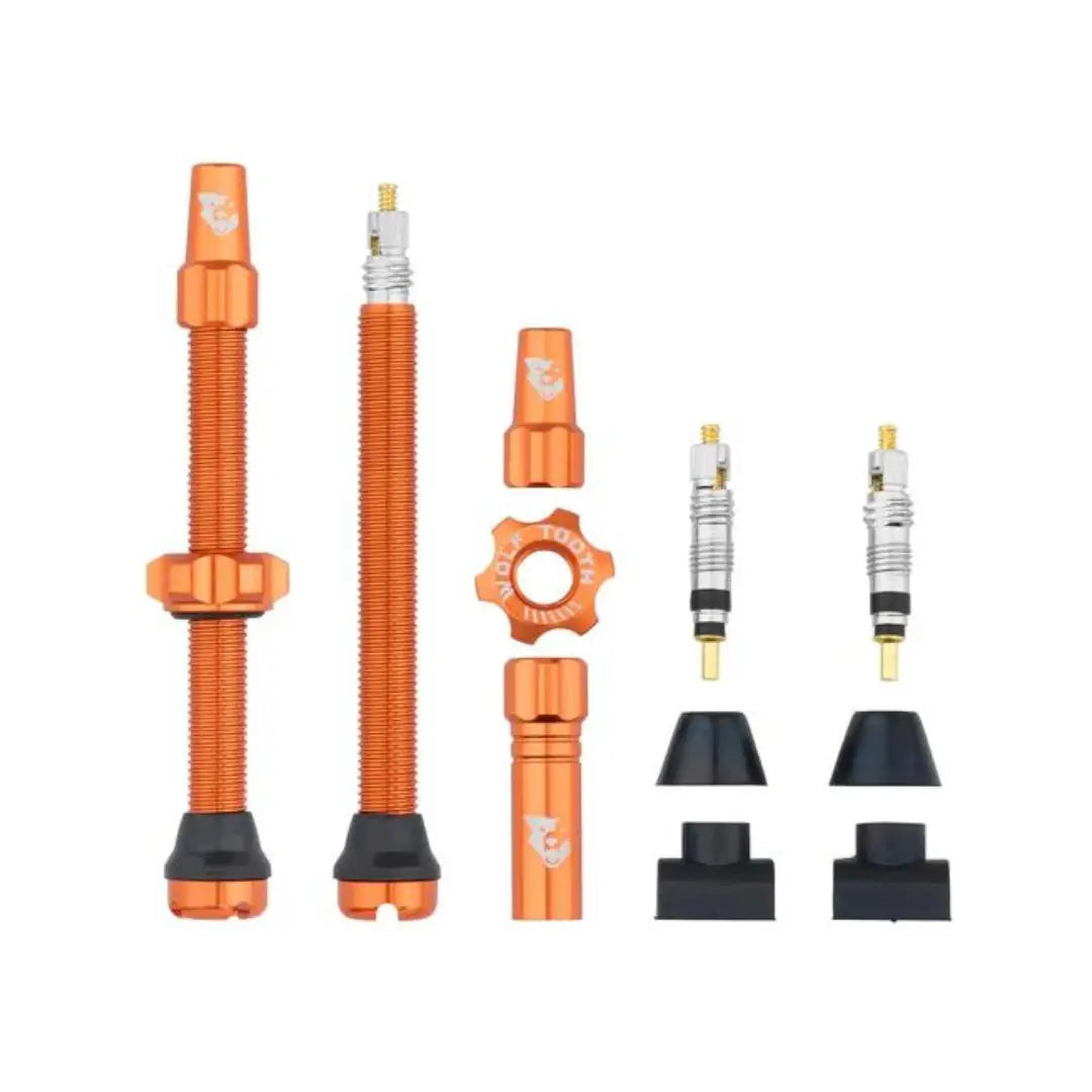 Wolf Tooth Tubeless Valve Stem Kit - 60mm | Orange