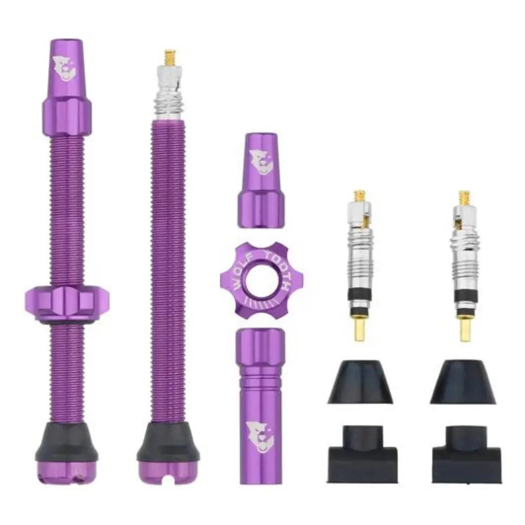 Wolf Tooth Tubeless Valve Stem Kit - 60mm | Purple