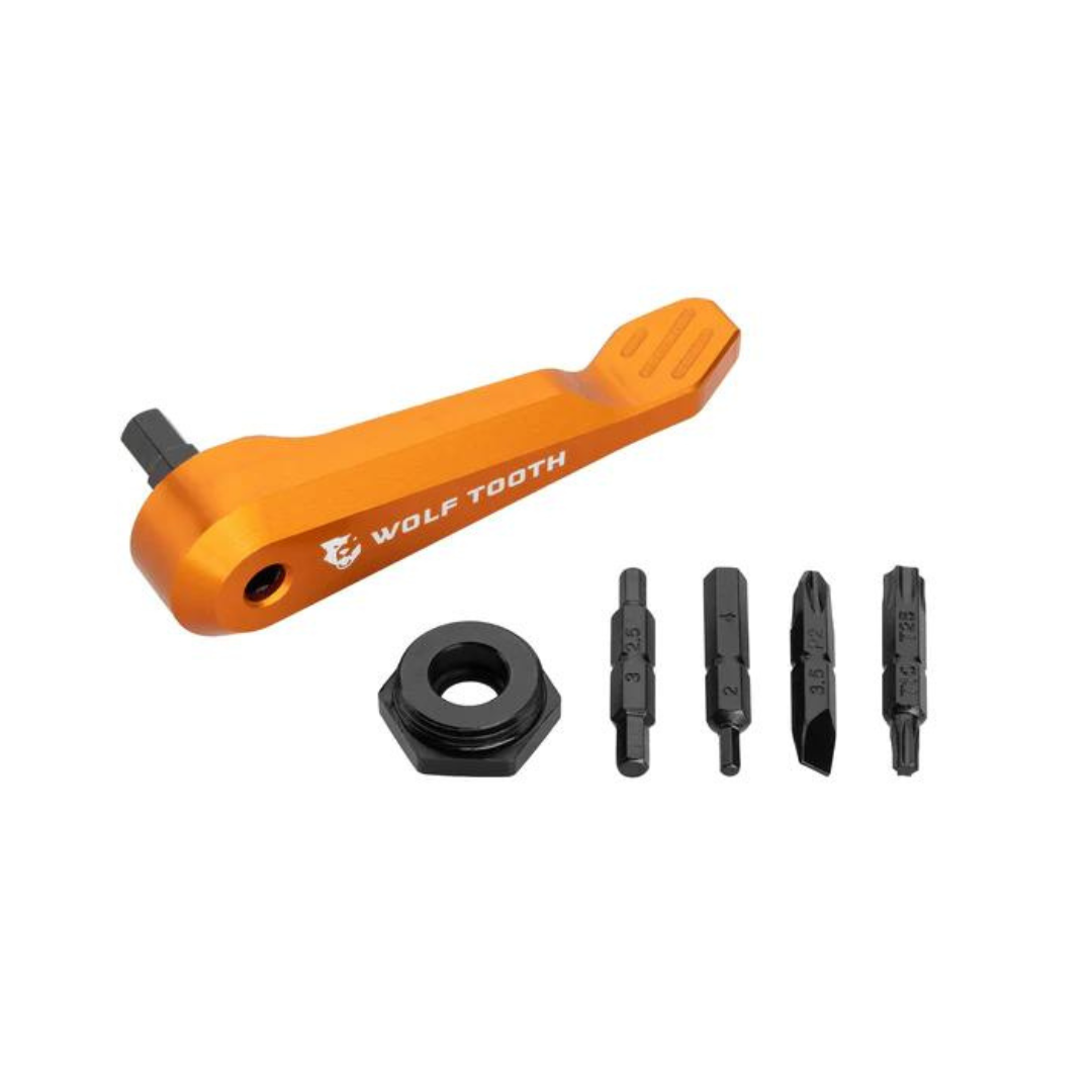 Wolf Tooth Axle Handle Multi-Tool - Orange