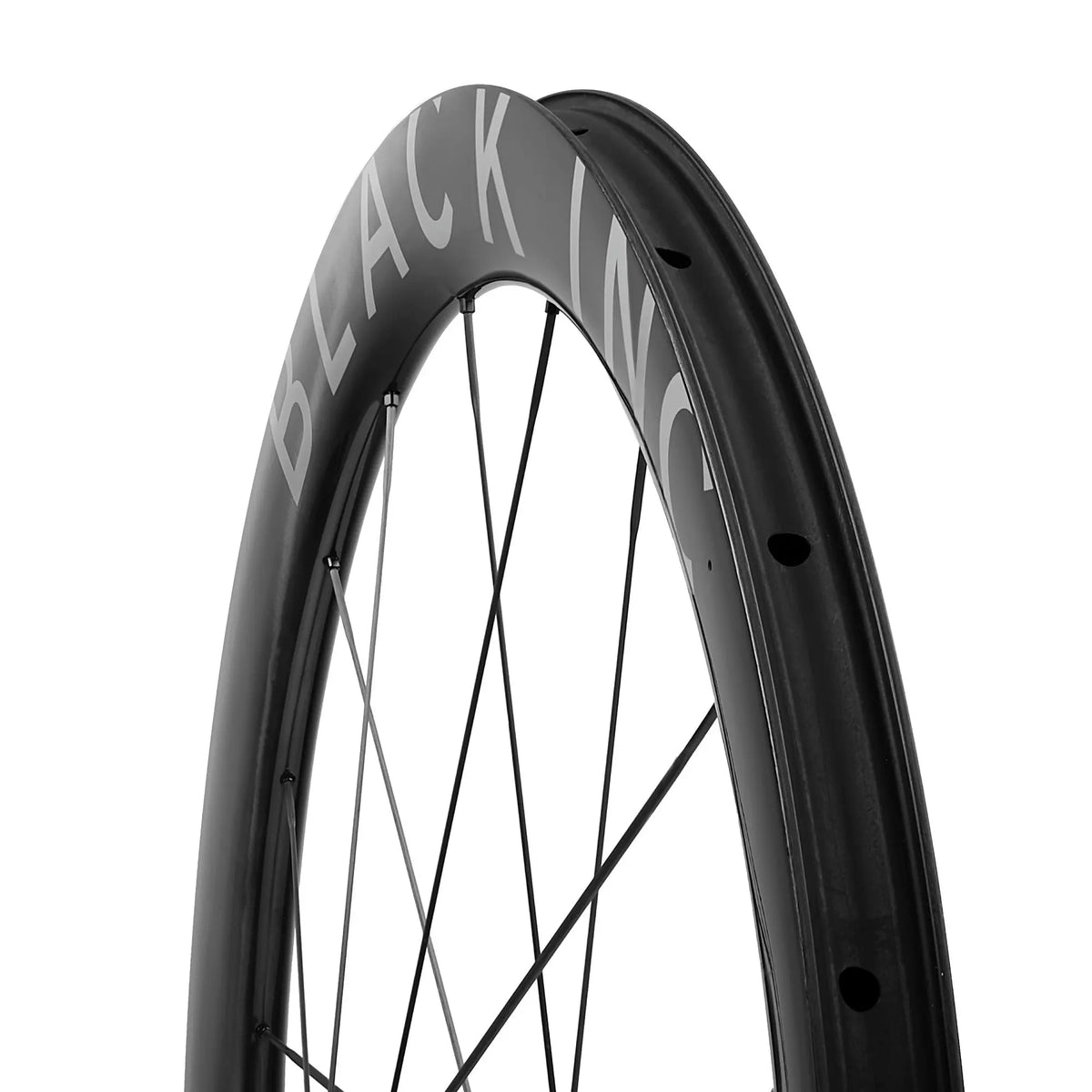 Black Inc 48|58 carbon rim and Silver graphics detail