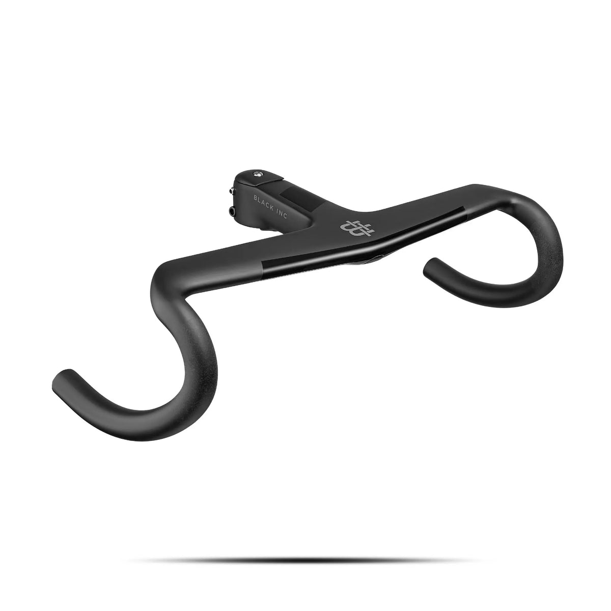 Black Inc Integrated Aero Barstem AB02, three-quarter view