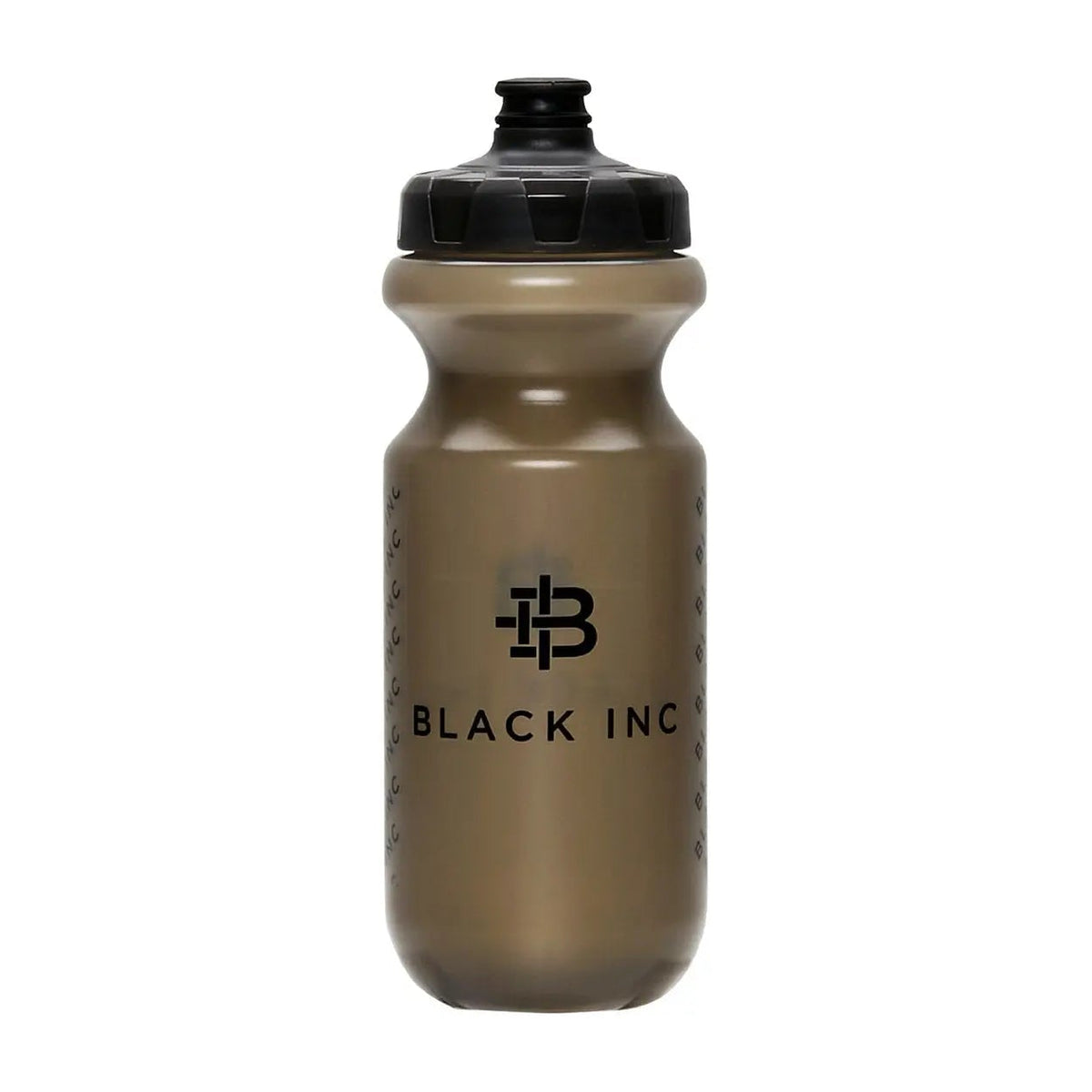 Black Inc Water Bottle 500ml, front view with Black Inc logo