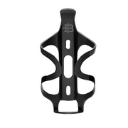 Black Inc carbon water bottle cage, front view