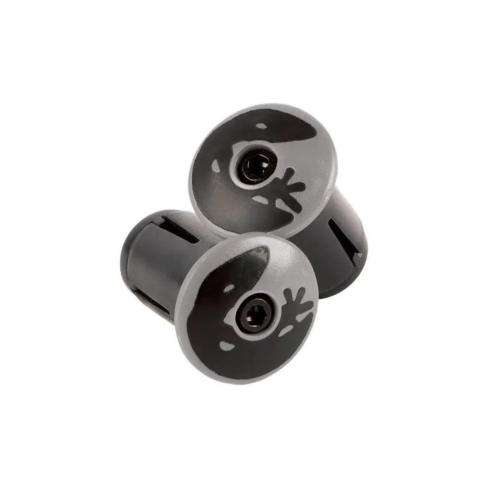Lizard Skins DSP Ultra bar tape screw-in bar end plugs, Jet Black