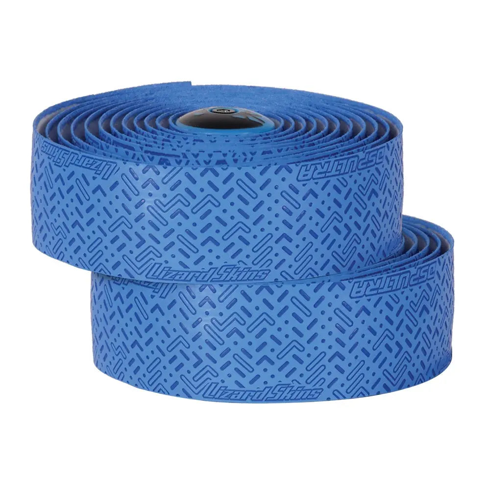Lizard Skins DSP Ultra 2.7mm bar tape, Cobalt Blue, wrapped texture detail