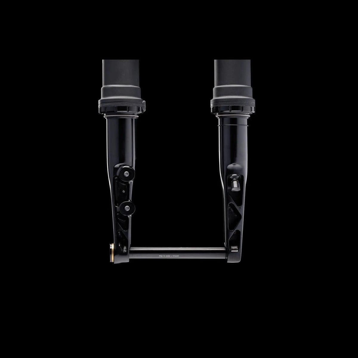 Cane Creek Invert fork lowers with hidden 12x100 thru axle