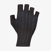 Castelli Rosso Corsa Pro Glove in Black, aero race fingerless glove top view