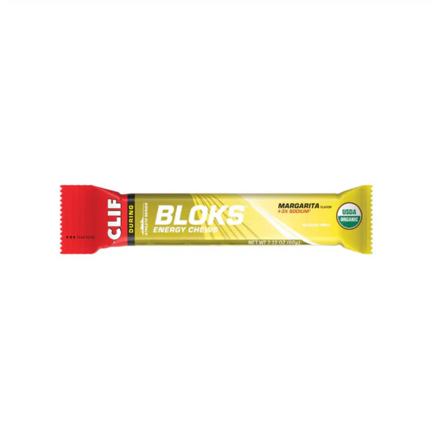 CLIF Bloks Energy Chews - Margarita 3x Sodium | Individual