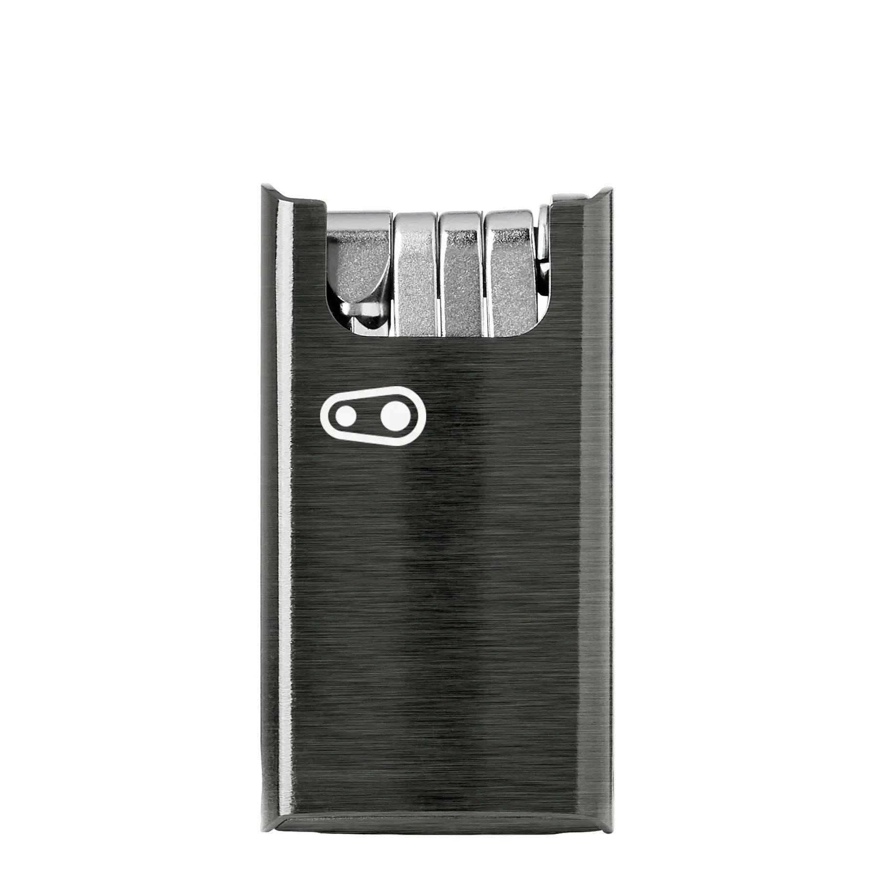 Crankbrothers F10+ Multi-Tool closed view showing magnetized case