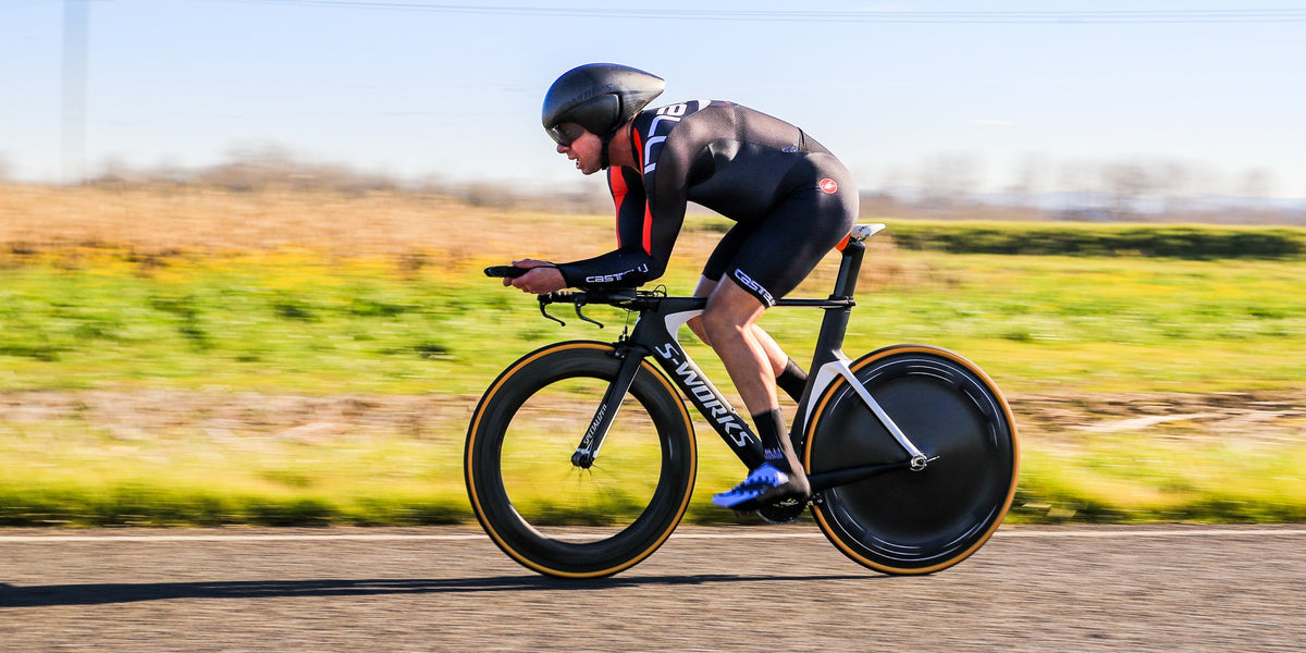 Michael Myers racing a time trial