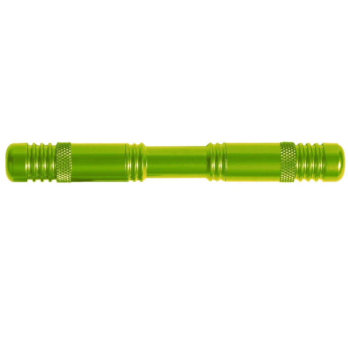 Dynaplug Racer Pro tubeless tire repair tool in Lime Green anodized aluminum