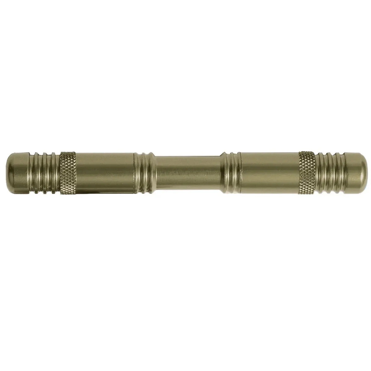 Dynaplug Racer Pro tubeless tire repair tool in Olive Drab anodized aluminum