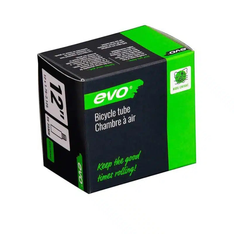 EVO Bicycle Tube - 12" x 1.75-2.125 | 35mm Schrader Valve