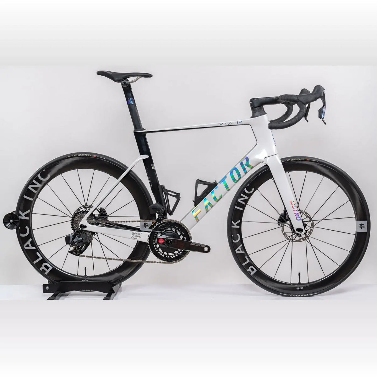 Factor Ostro VAM - White Chrome | 58cm | Custom SRAM Force build