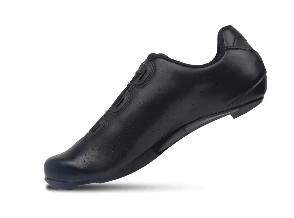 Lake CX178 Road Shoe Regular Black Silver - inside view