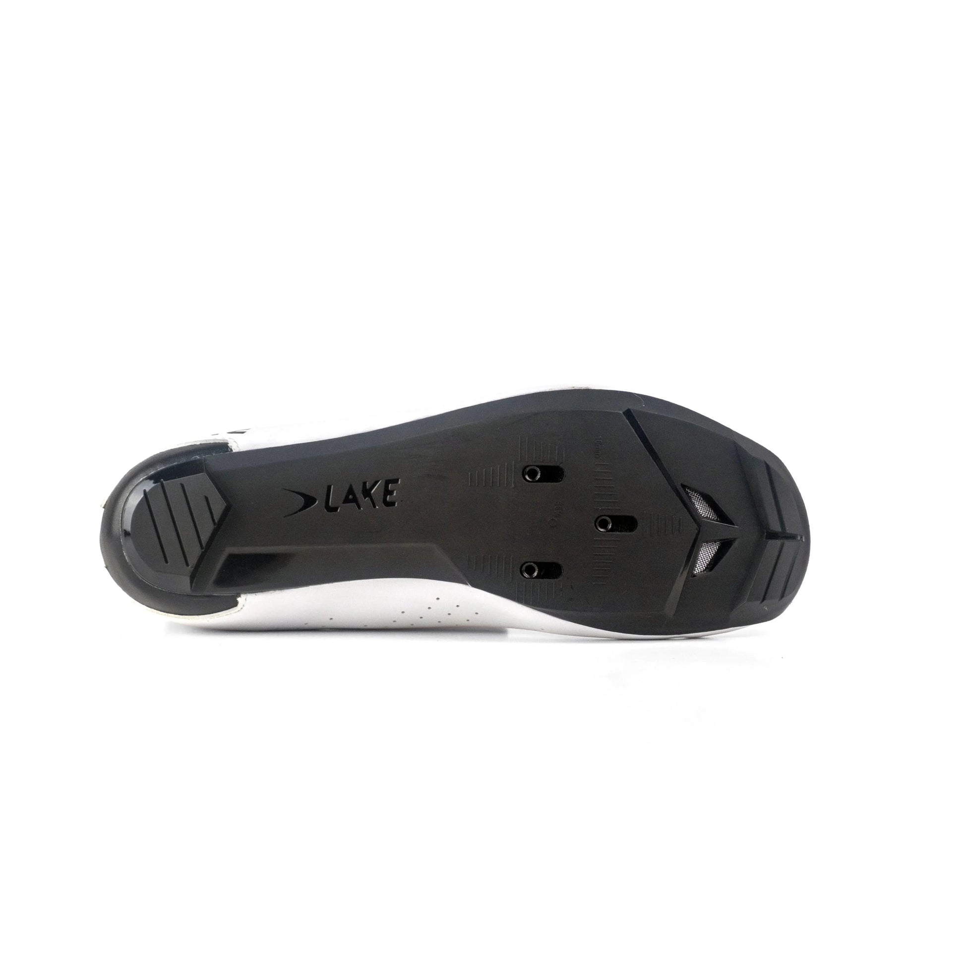 Lake Cycling CX178 fiberglass-injected nylon composite sole with 3-bolt road cleat mount