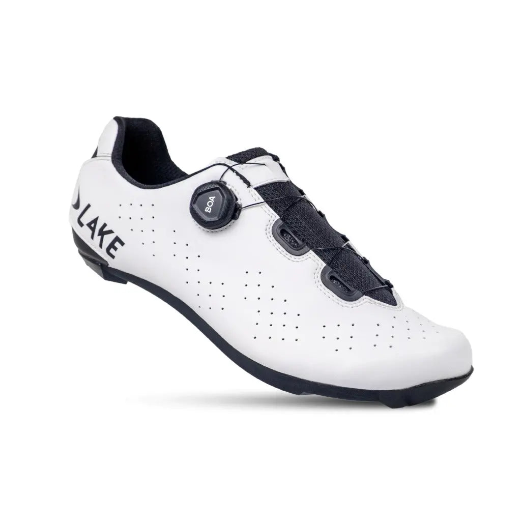 Lake Cycling CX178 white and black front view