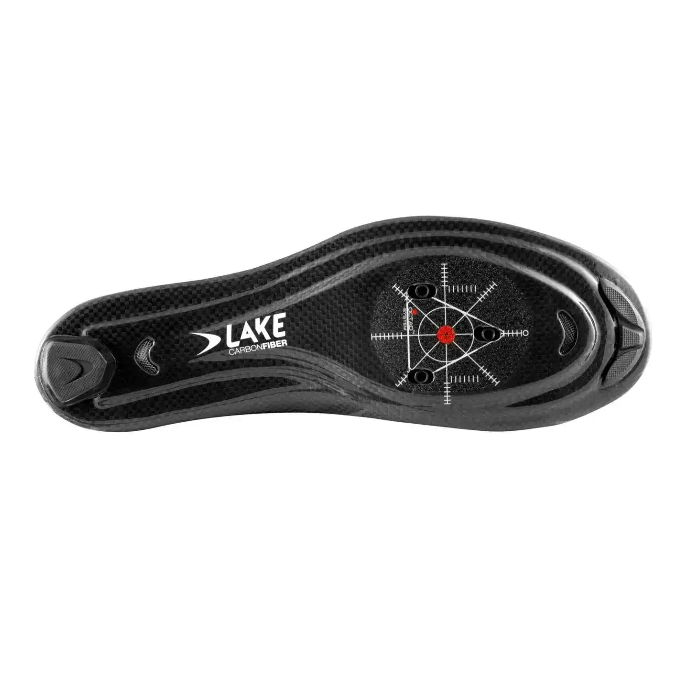Lake Cycling CX239 - Wide | White / White Microfiber | EU 45 - Open Box - sole view