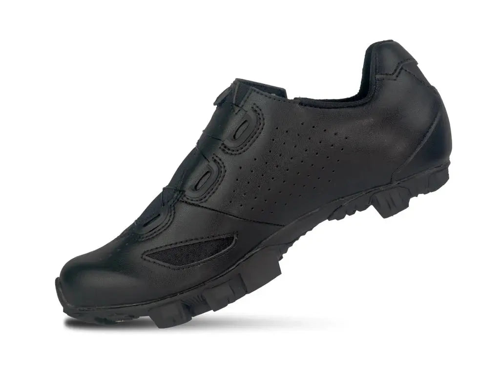 Lake Cycling MX190 Black mountain bike shoe inside view
