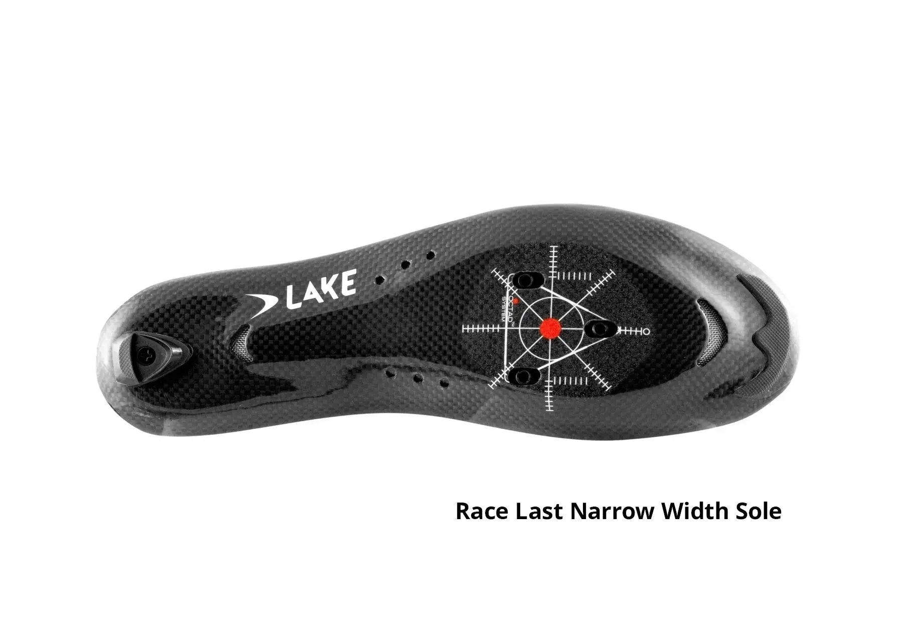 Lake Cycling TX224 Women's Narrow Race Last carbon fiber sole detail