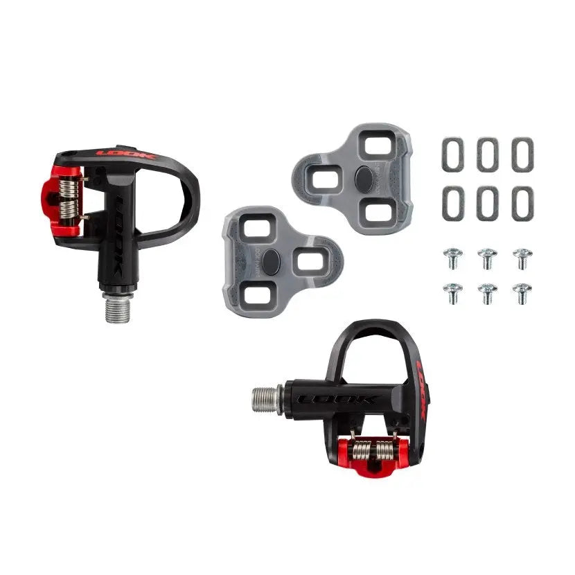Look KEO Classic 3 black and red pedal side profile