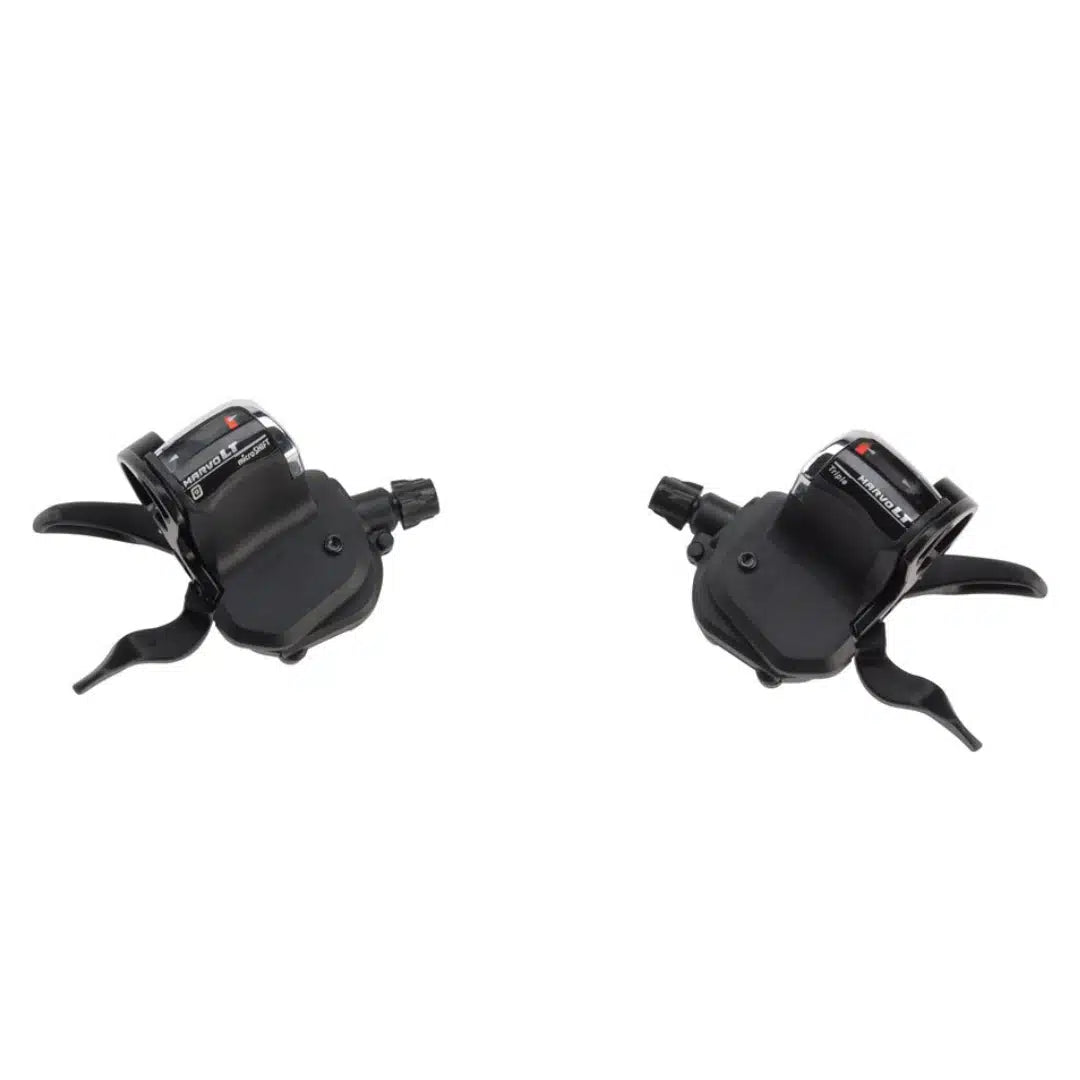 microSHIFT MarvoLT Trigger Shifter Set - 9-Speed | Double/Triple | Shimano Compatible
