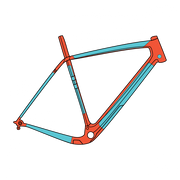 RideWrap Covered Road and Gravel Frame Protection Kit - Gloss