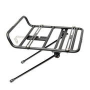 PDW OxRack Front Rack in black, steel front rack with alloy basket braces