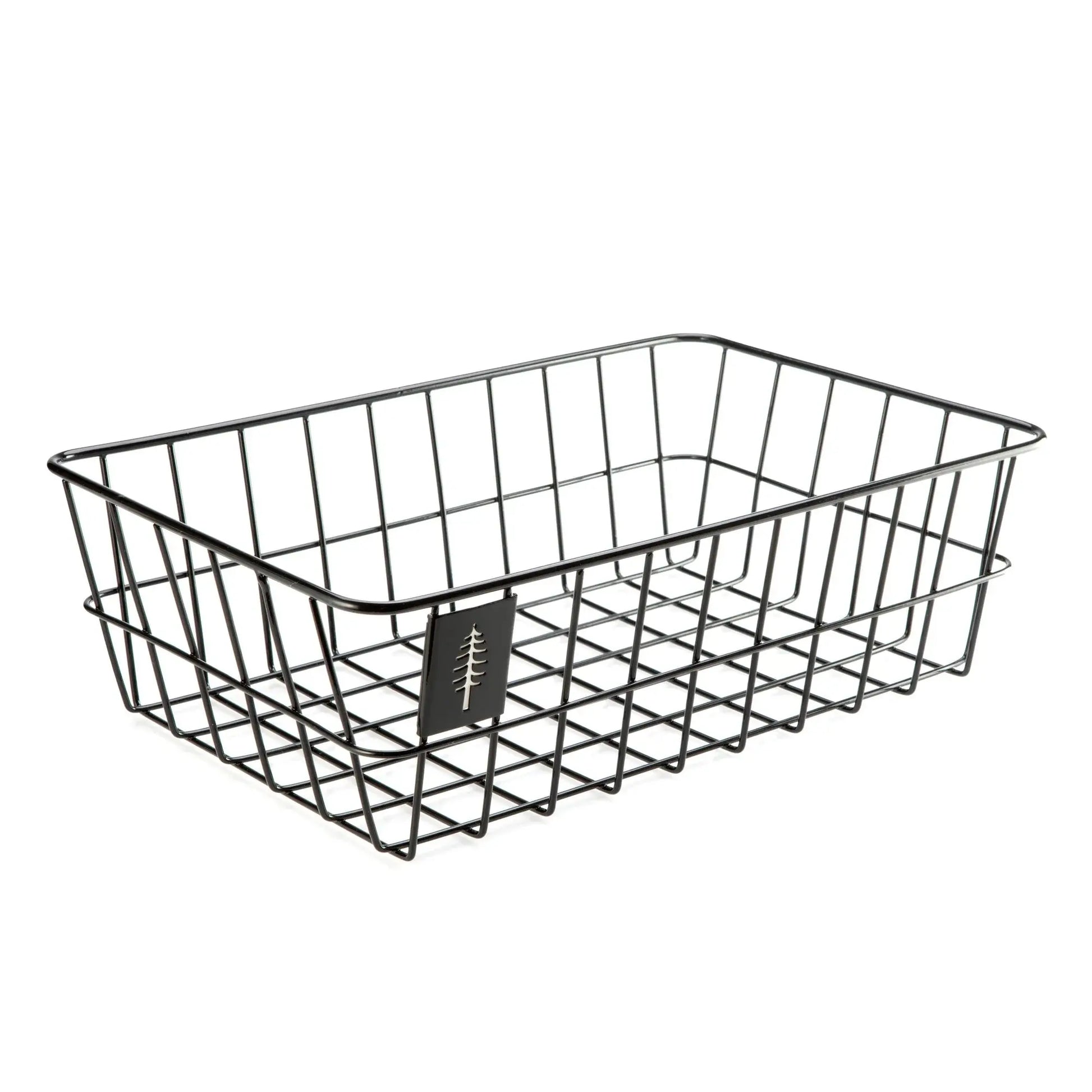 PDW Timber to Town ZigZag Basket Medium Black - product view
