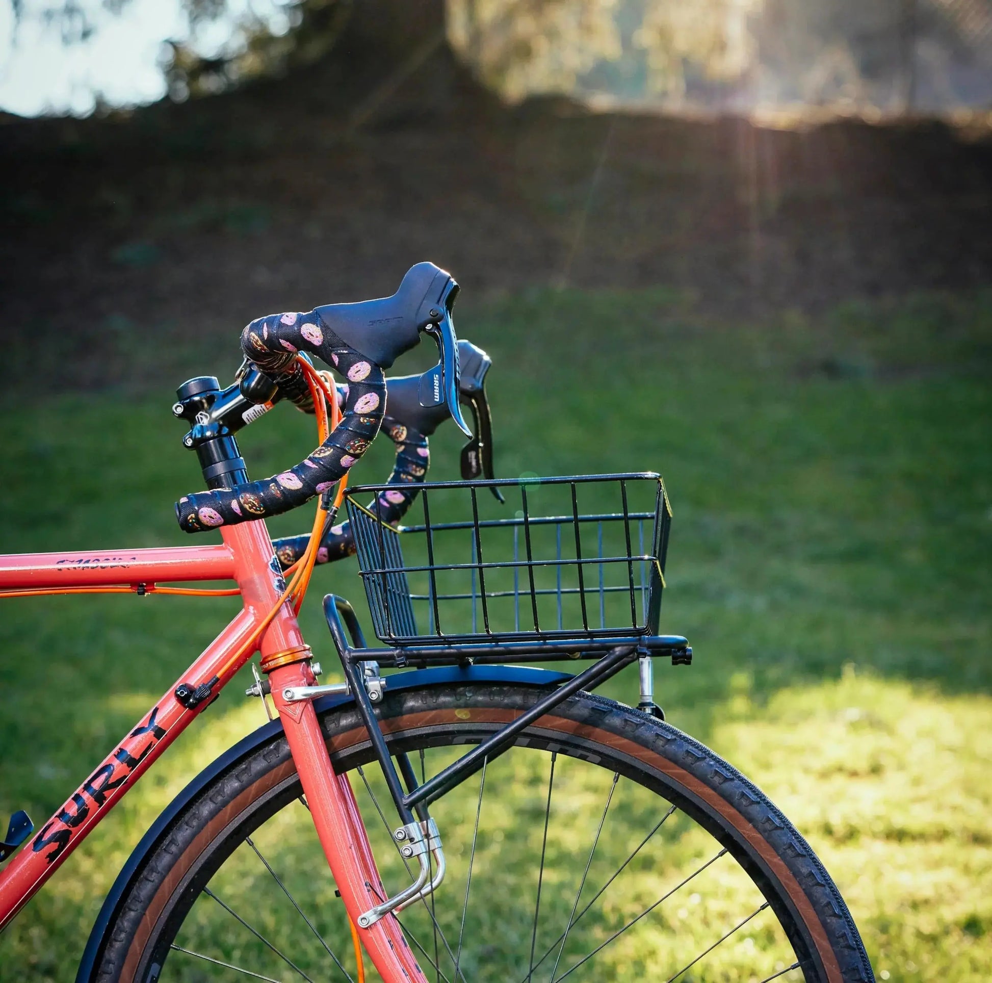 PDW Timber to Town ZigZag Basket Medium lifestyle