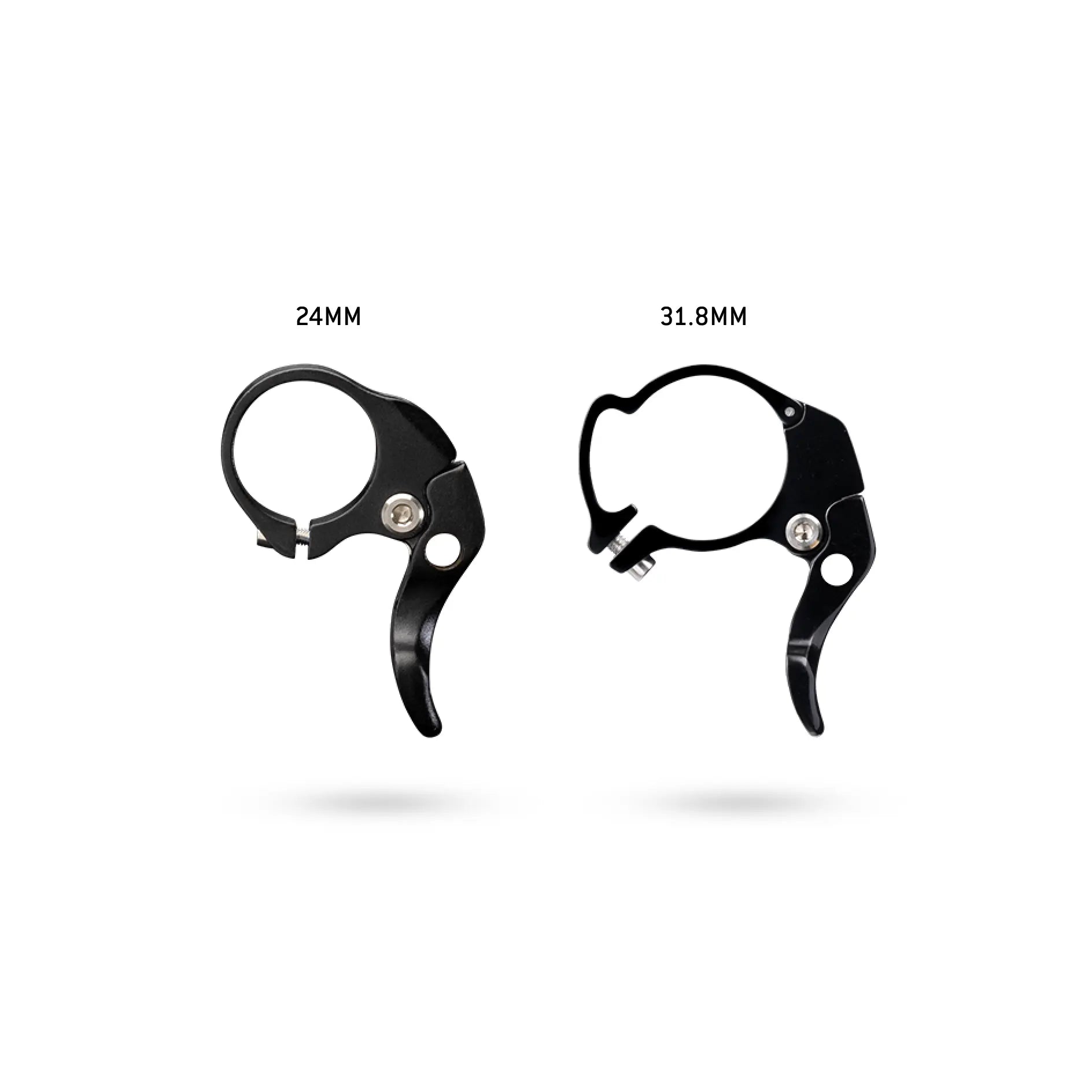PNW Components Drop Bar Lever 31.8mm, side profile view