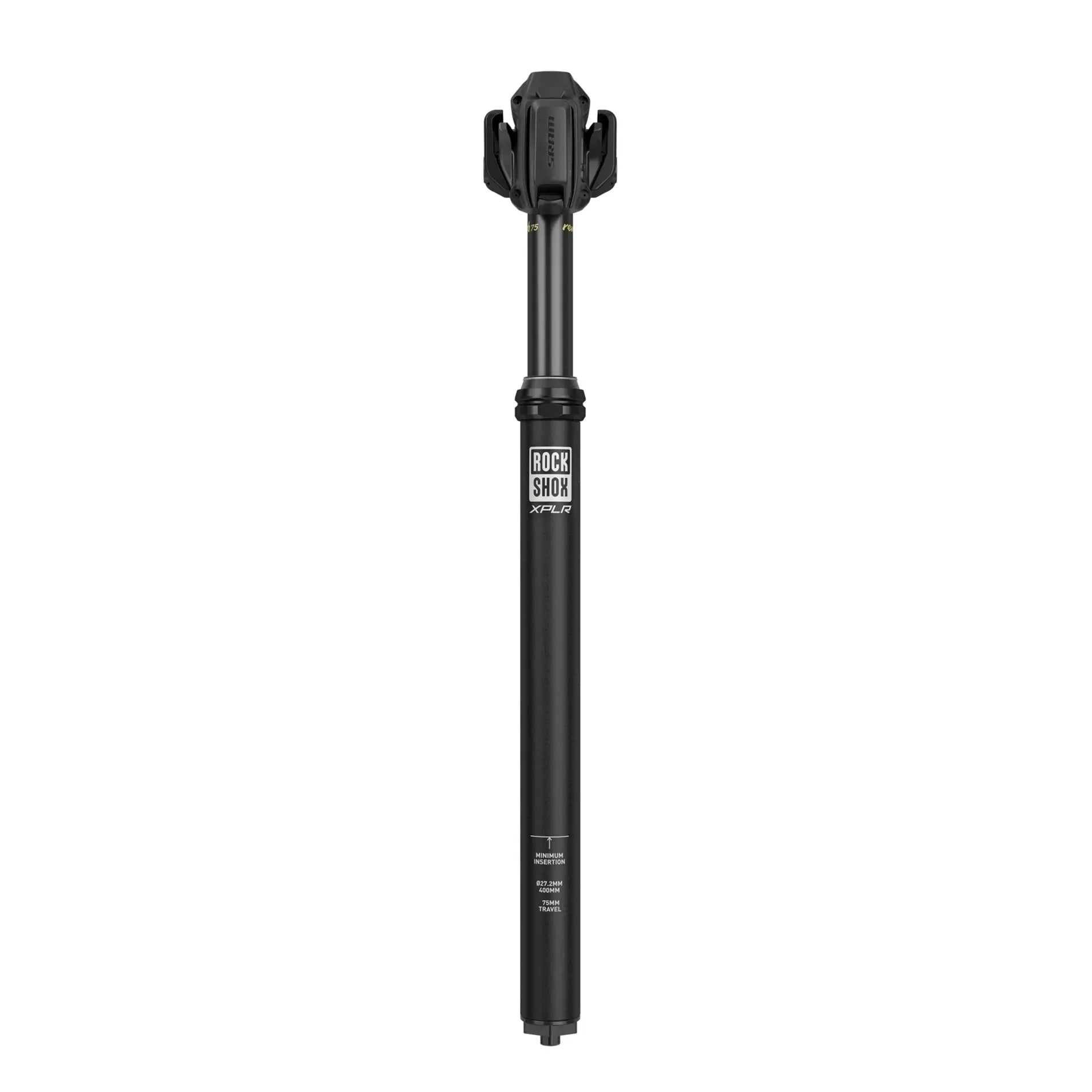 RockShox Reverb AXS XPLR 27.2mm dropper seatpost, back view