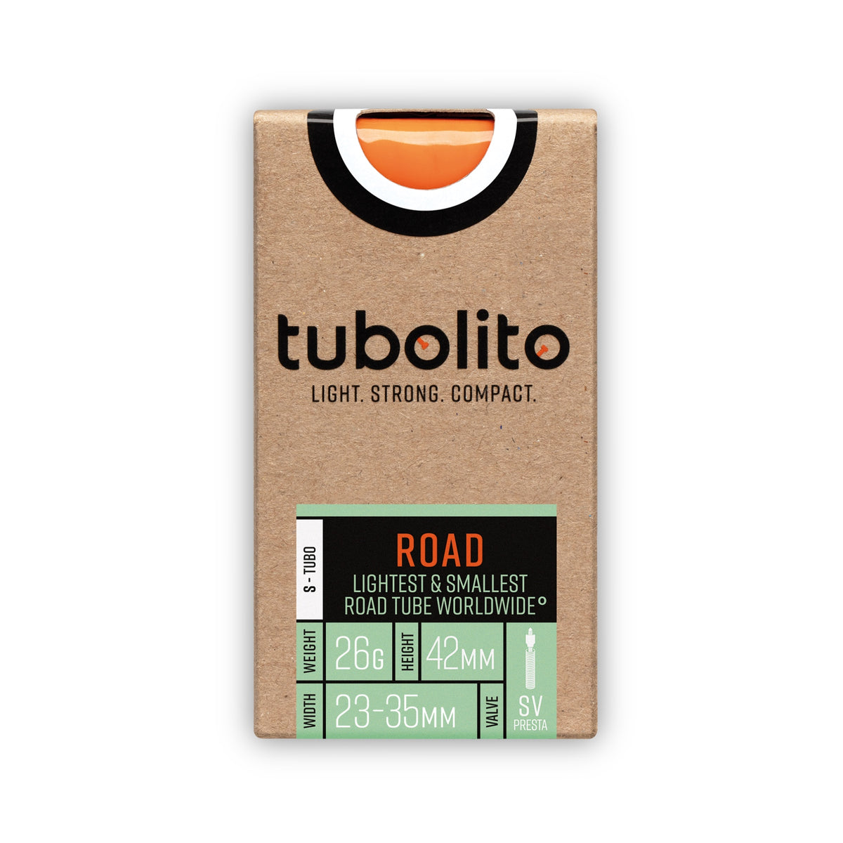 Tubolito S-Tubo Road tube folded in hand