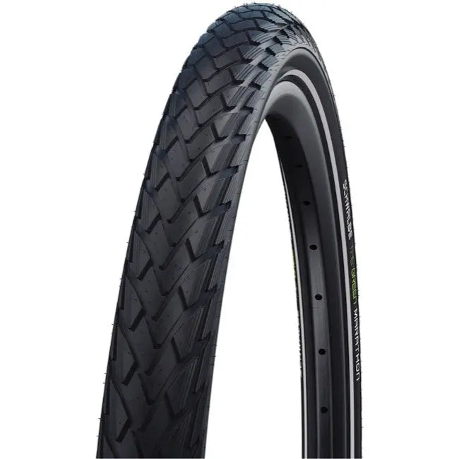 Schwalbe Green Marathon Tire 20 x 1.50 wire bead with reflective sidewall