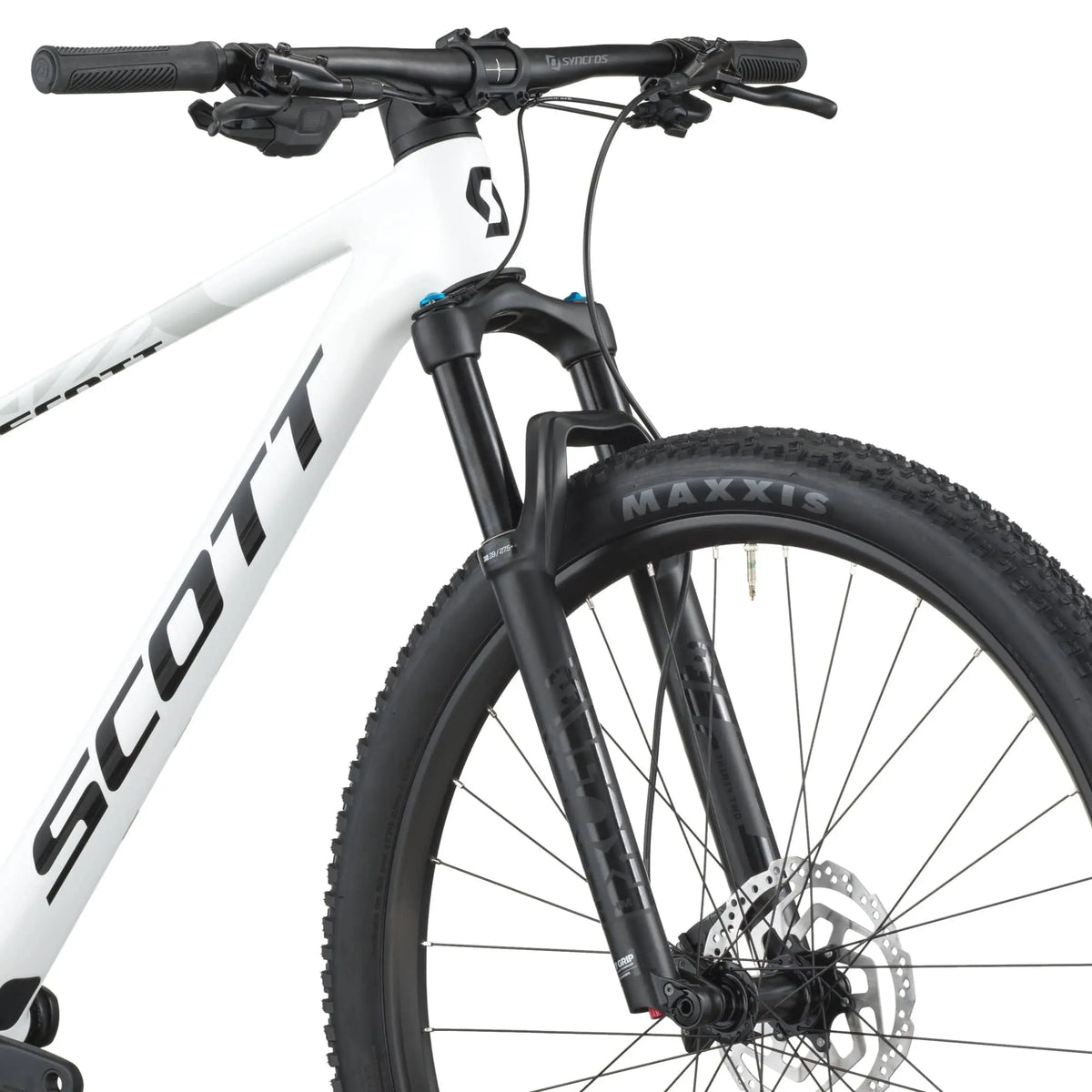 Scott Scale 910 Bike in White, detail view