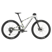 Scott Spark RC Comp Bike in Ice Grey Progressive Grey, drive side view