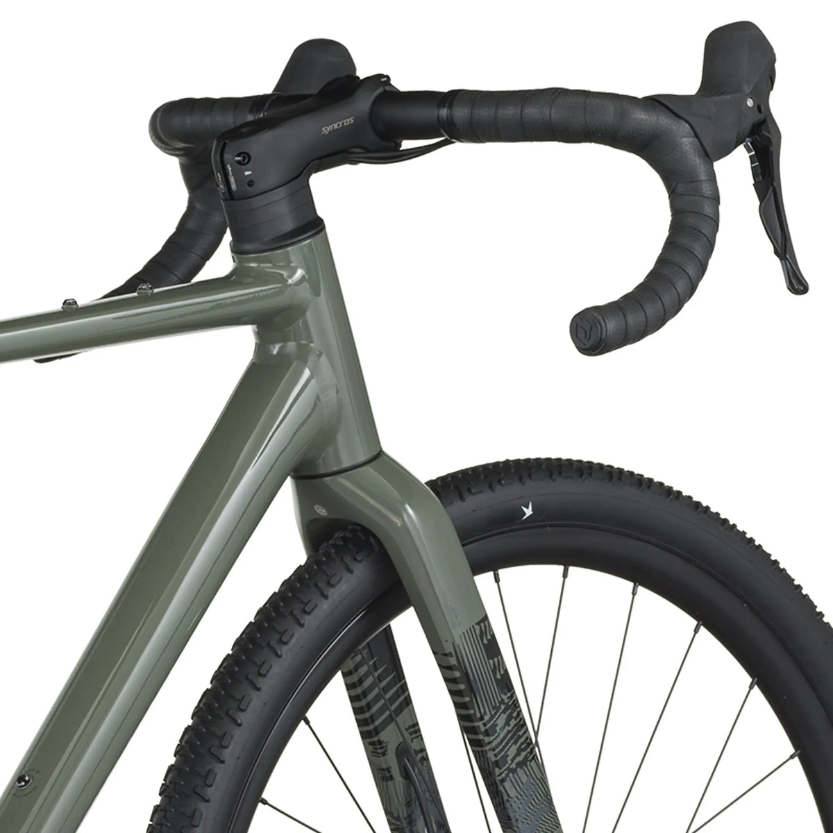 Scott Speedster Gravel 20 Bike in Wenge Green, detail view