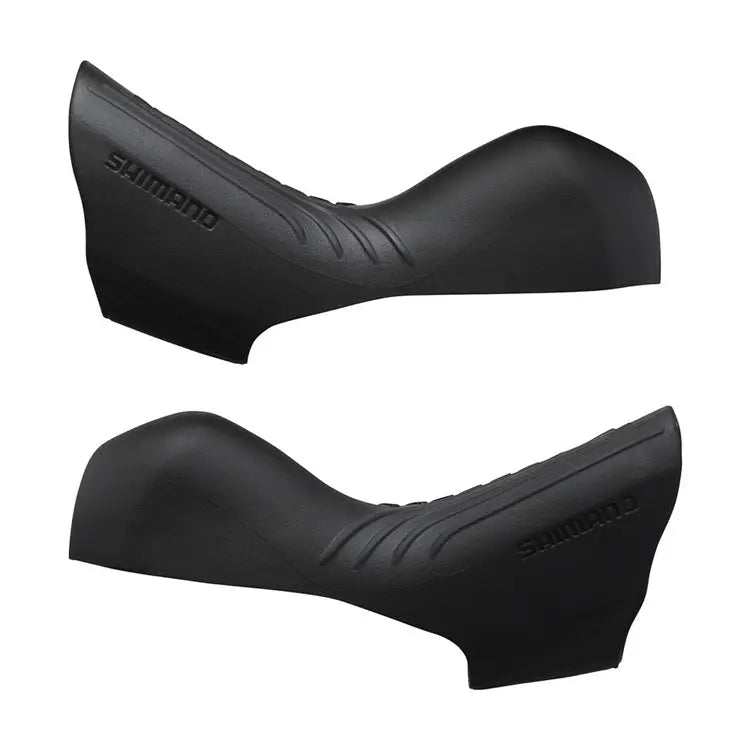 Shimano GRX ST-RX610 mechanical STI lever hoods - pair, black rubber bracket covers for gravel