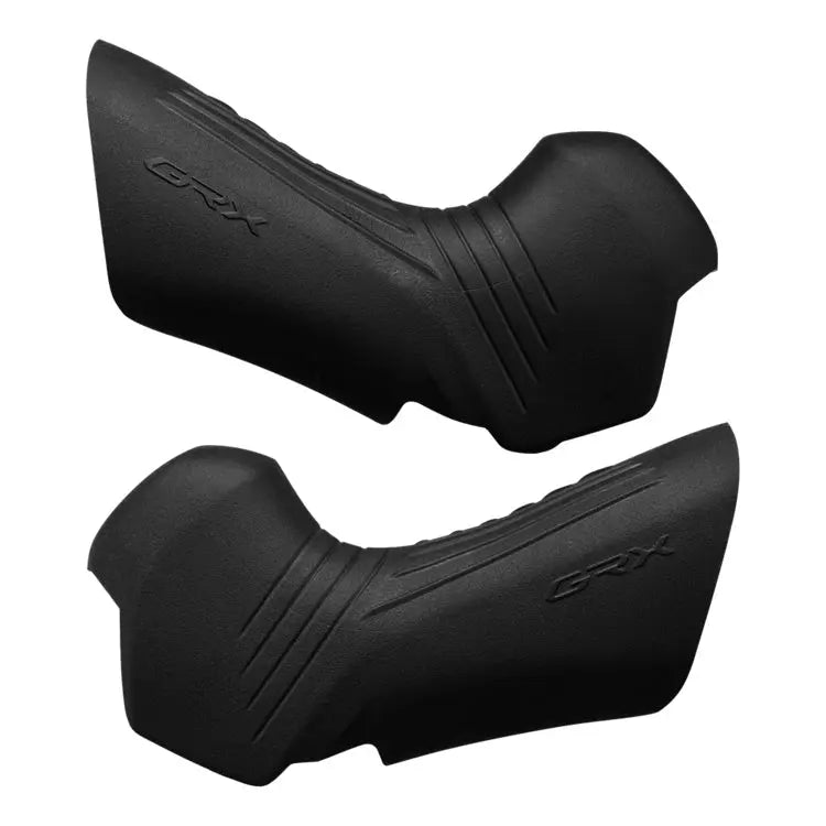 Shimano GRX ST-RX825 Di2 STI lever hoods - pair, black rubber bracket covers for gravel