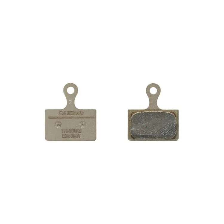 Shimano K05Ti-RX titanium resin disc brake pad and spring