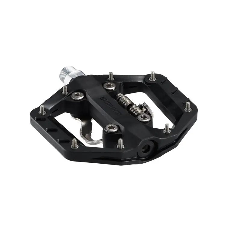 Shimano PD-EH510 hybrid SPD and flat platform pedal in black