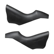 Shimano ST-RS505 and ST-RS405 STI lever hoods - pair, black rubber bracket covers