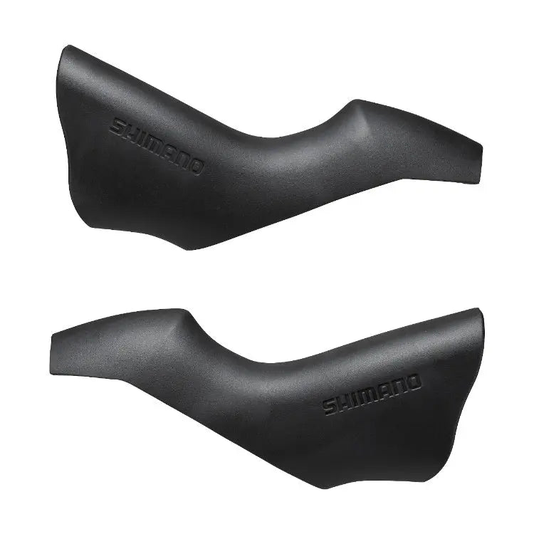 Shimano ST-RS505 and ST-RS405 STI lever hoods - pair, black rubber bracket covers