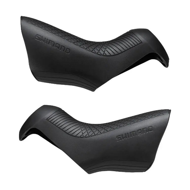 Shimano Ultegra Di2 ST-R8050 STI lever hoods - pair, black rubber bracket covers