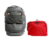 Silca Maratona WEB Gear Bag, black, shown as backpack and duffel, on white