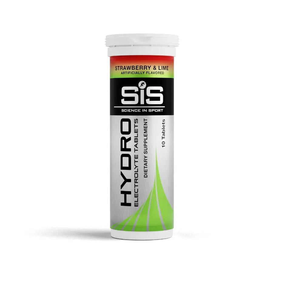 SiS HYDRO Tablets - Strawberry & Lime | Tube of 10 Science in Sport