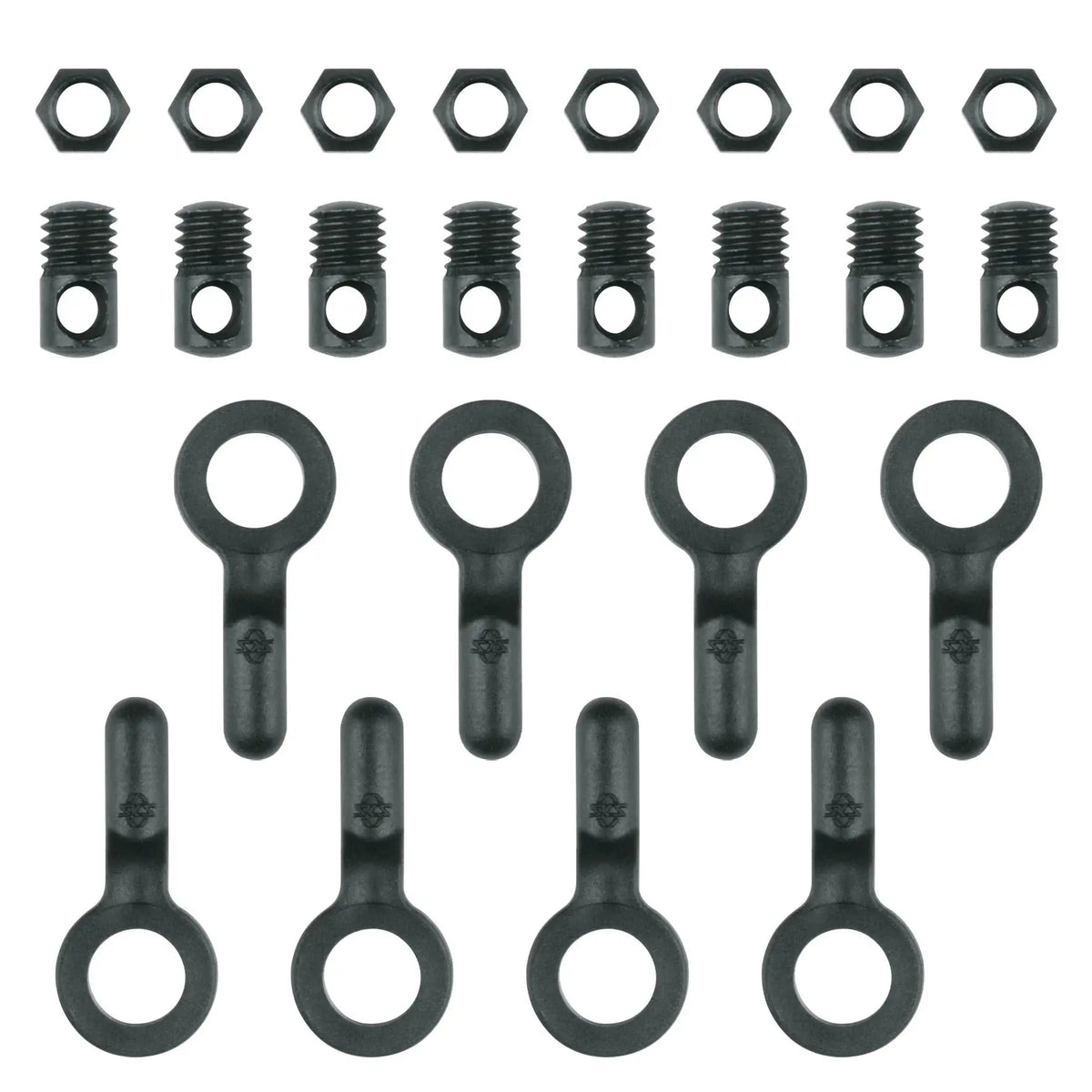 SKS Eyebolt and Nut Hardware Set for Bluemels in black