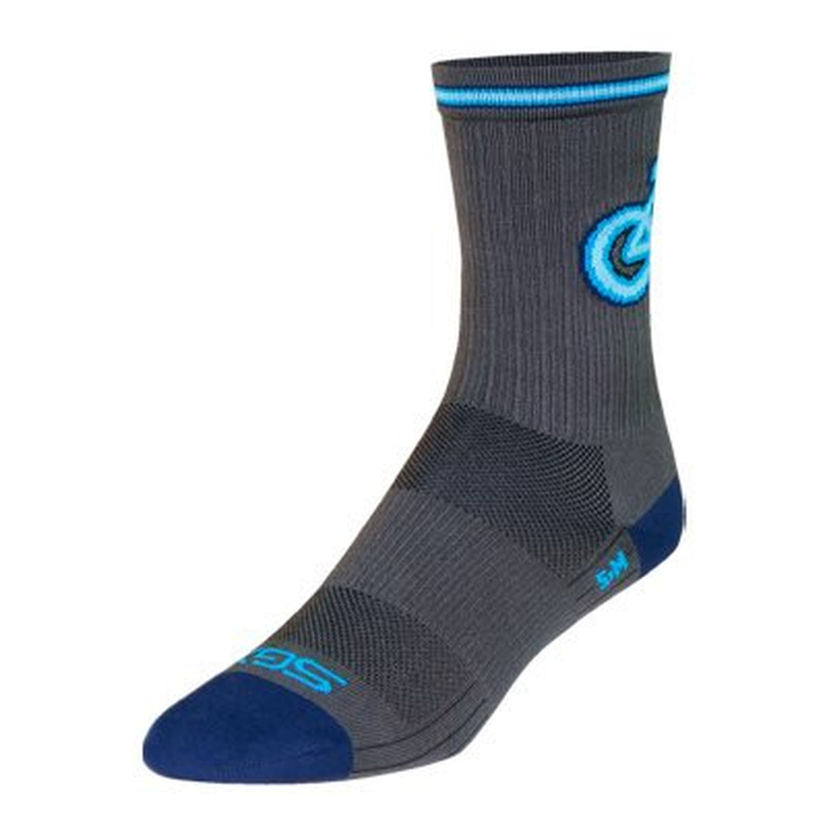 Sock Guy SGX Neon sock, front view